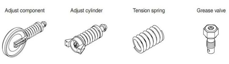 Sumitomo Excavator Sh200-3 Front Idler and Recoil Spring Assy